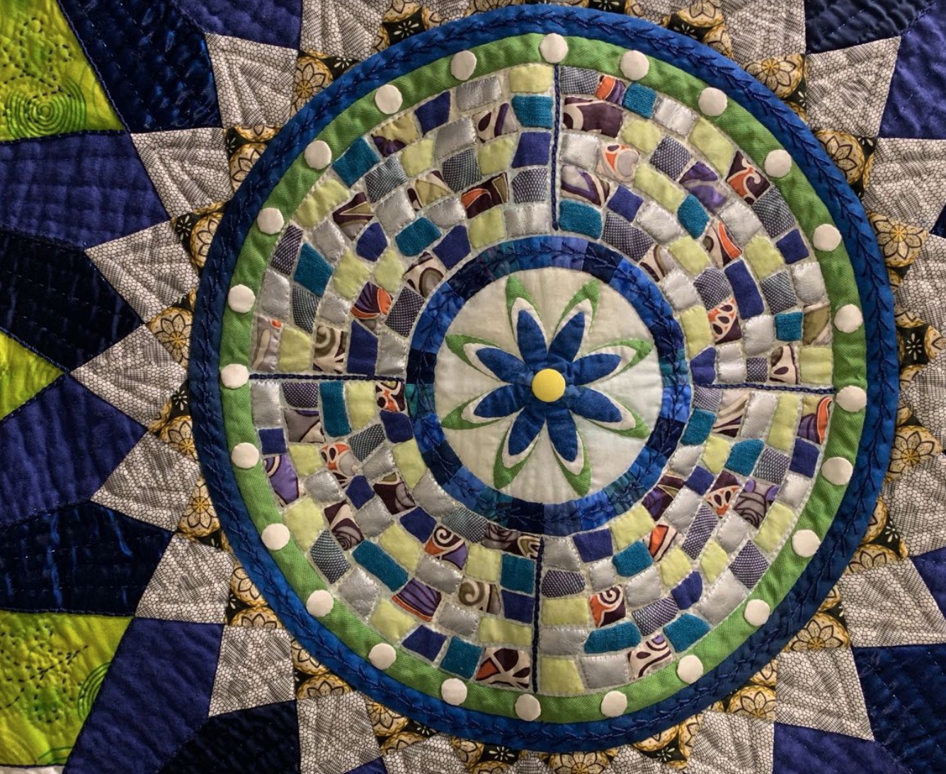 "Lapis Lazuli Beyond the Ocean" by Kinuyo Asano - Center