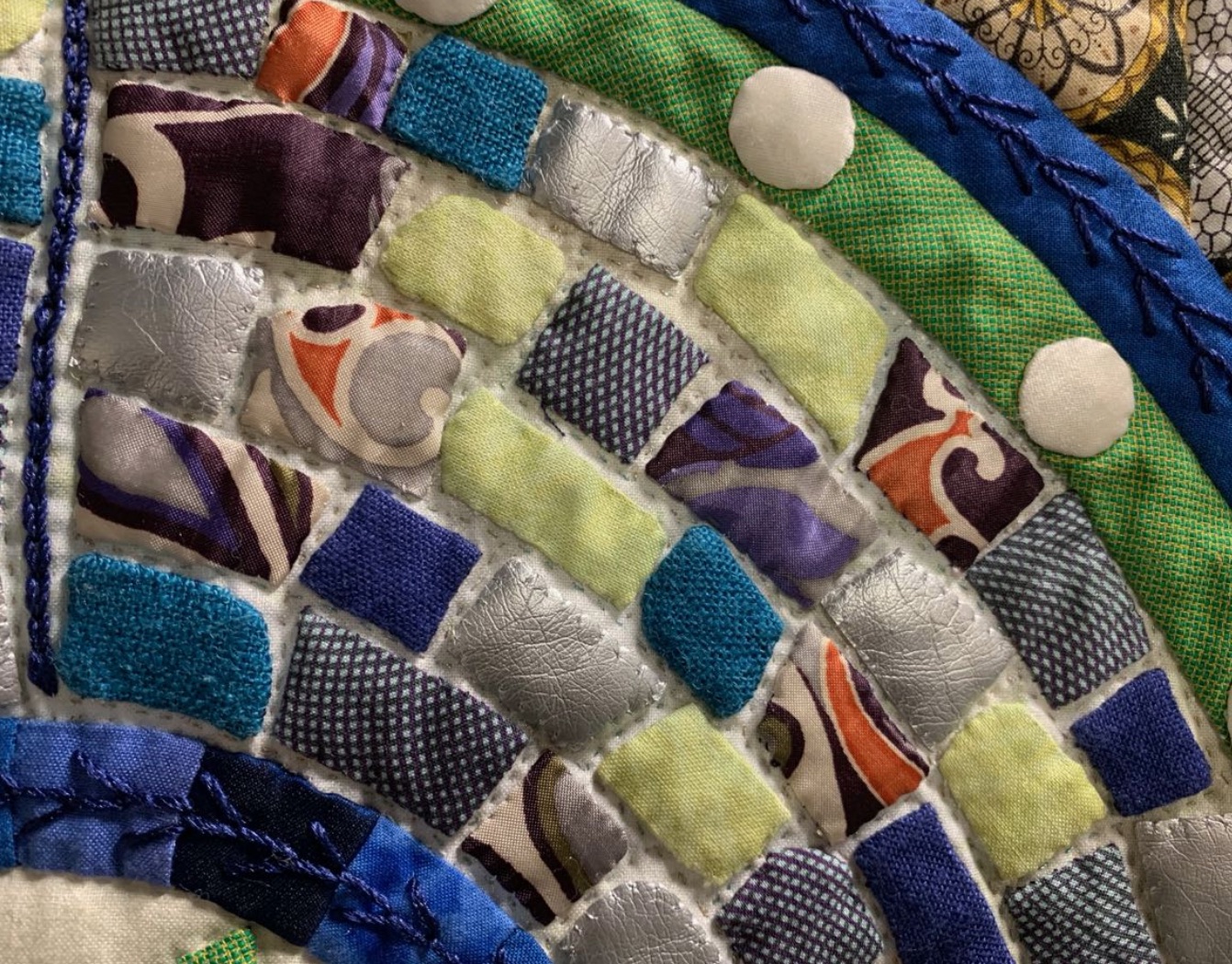 "Lapis Lazuli Beyond the Ocean" by Kinuyo Asano - Detail