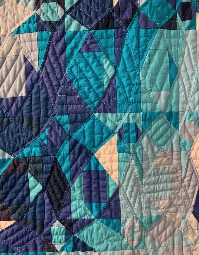 "Sea at Morning" by Miyoko Hashimoto - Detail