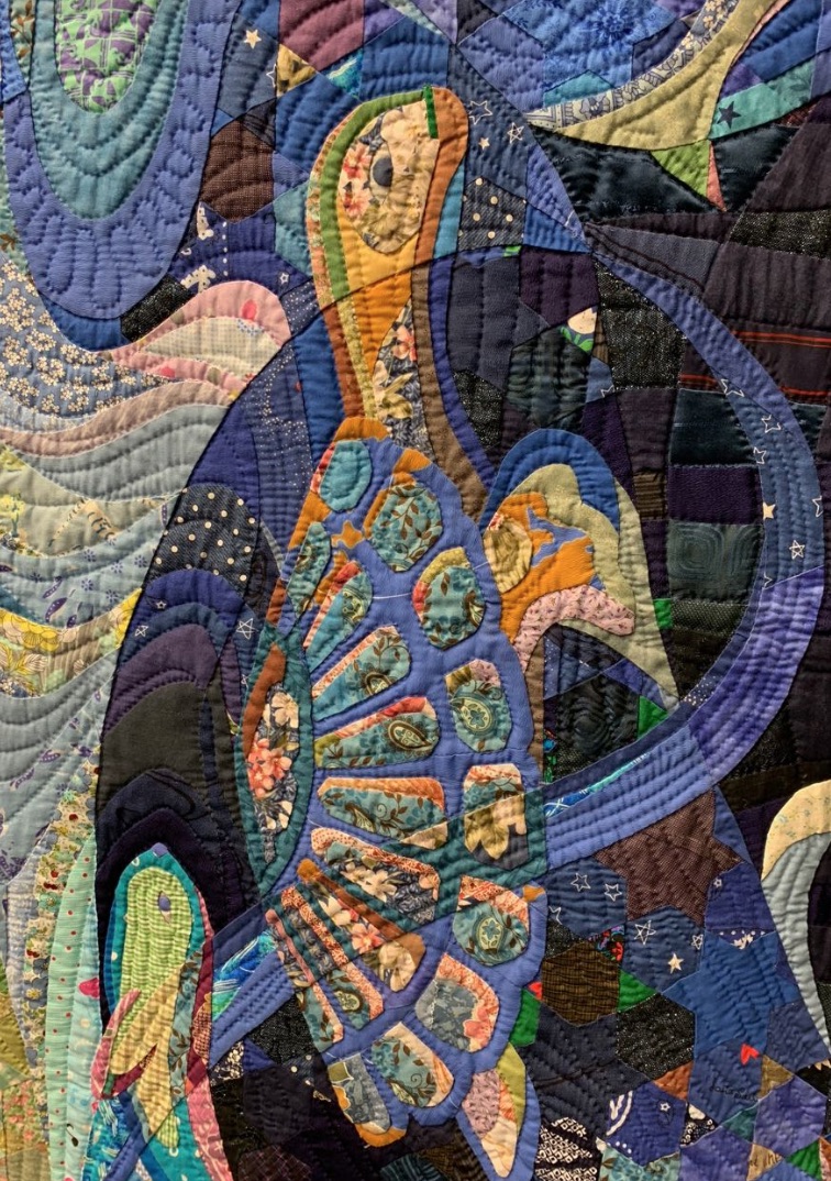 "The Creature's Souls in the Sea" by Sanae Muranaka - Turtle