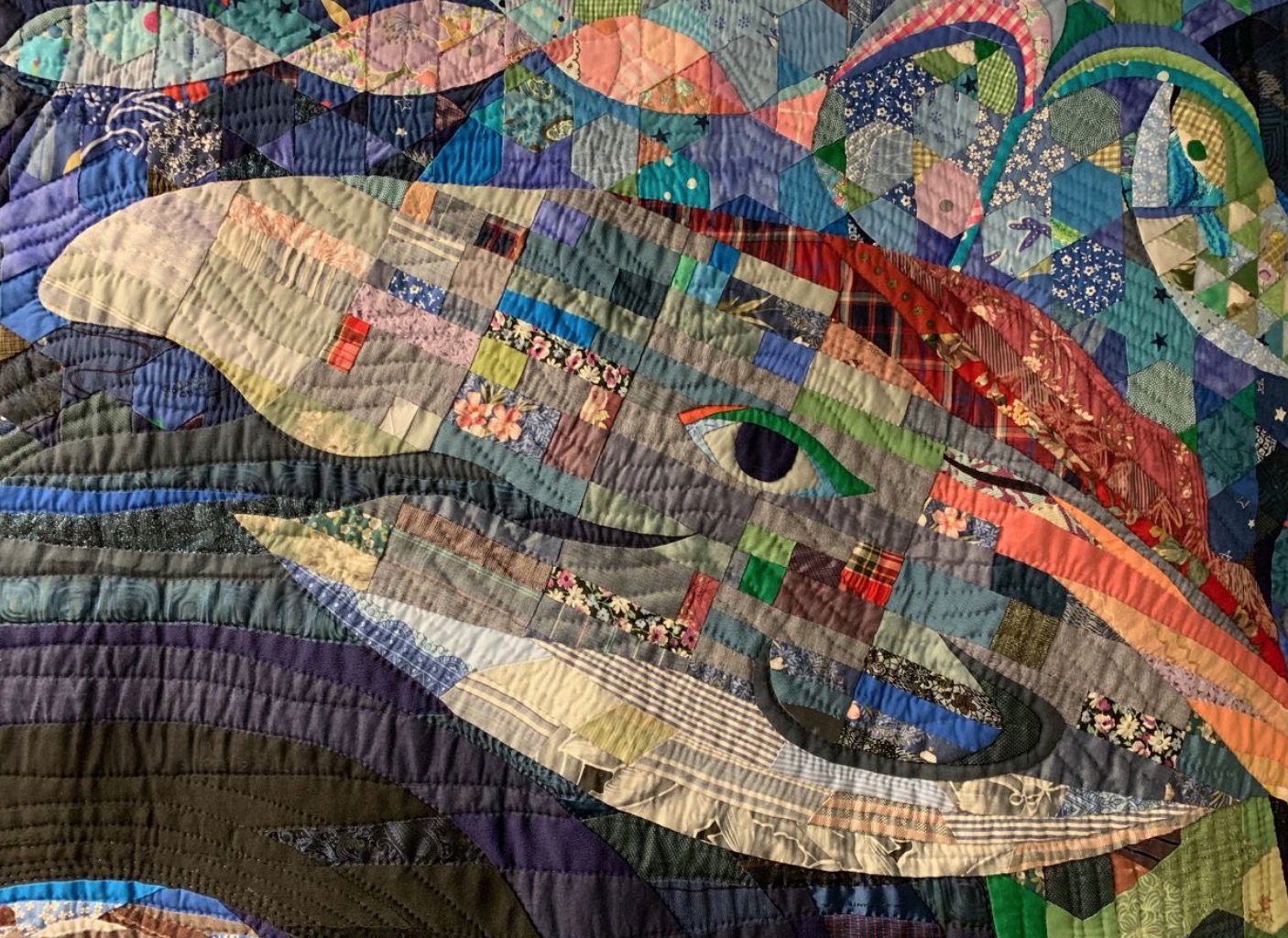 "The Creature's Souls in the Sea" by Sanae Muranaka - Whale