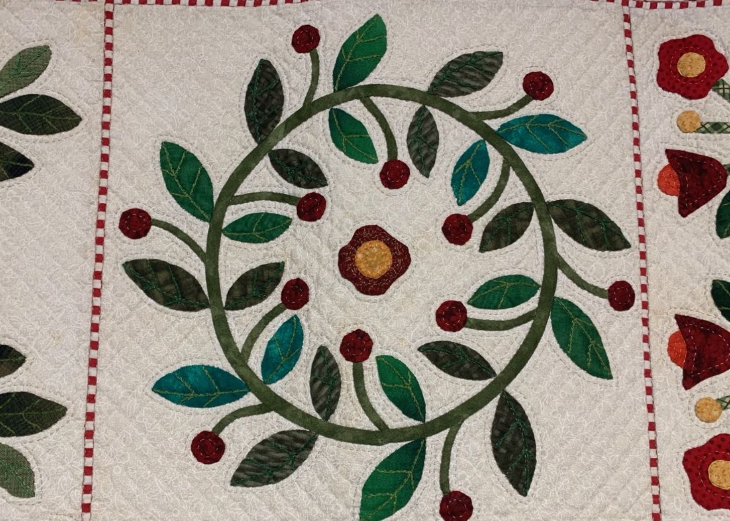 "Welcome to the Heavenly Flower Garden" by Yukiko Nakao - Wreath