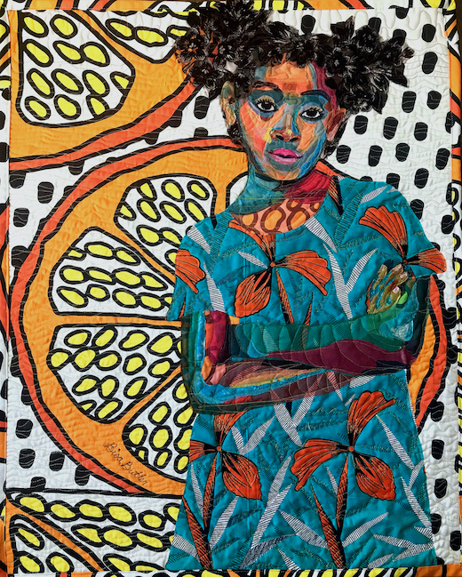 "Anaya with Oranges" by Bisa Butler (Image courtesy of Bisa Butler)