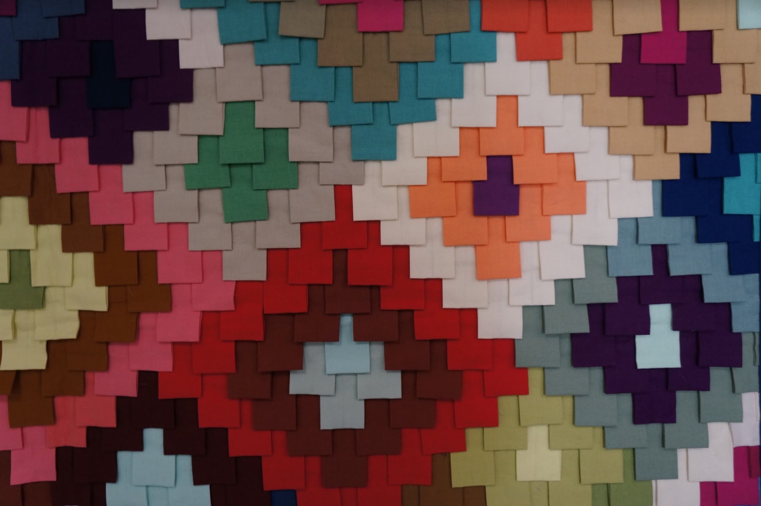 "Bazaar Quilt" by Tara Faughnan - Detail 1