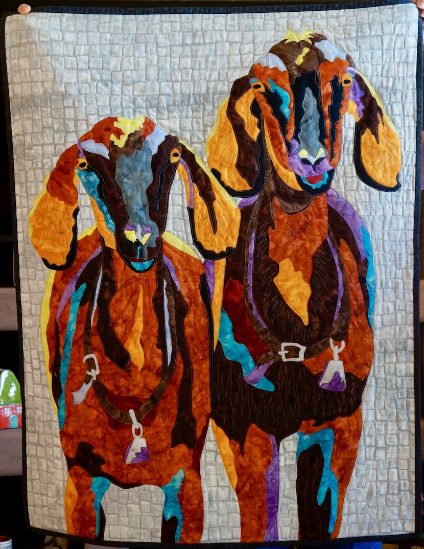 "Goat Ya" a quilt by June Jaeger