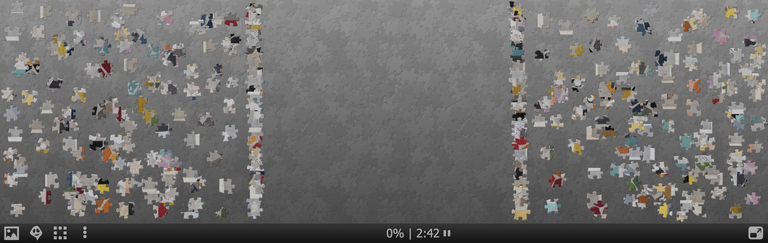 A puzzle of "Polygon Play" by Jennifer Sampou