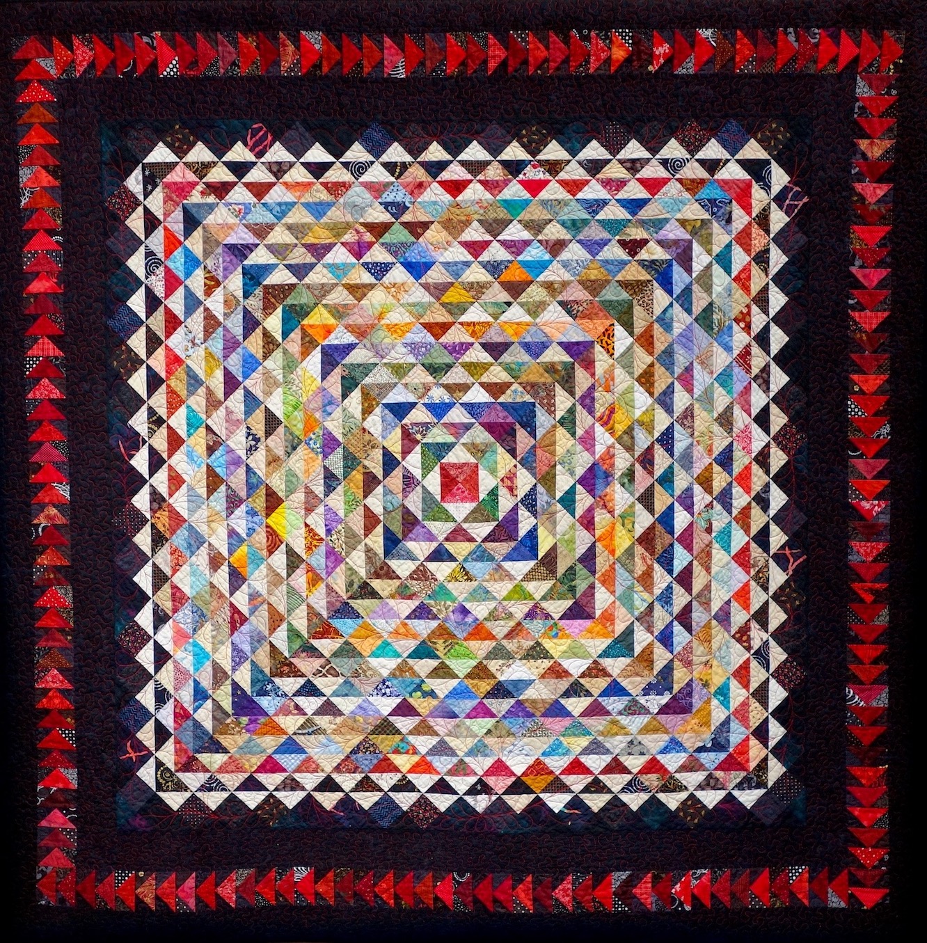 "Square Dance" by Carolyn Hock (Image TheQuiltShow.com)