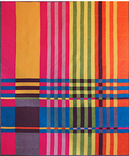 "Handloomed" by Tara Glastonbury (Image by QuiltCon)
