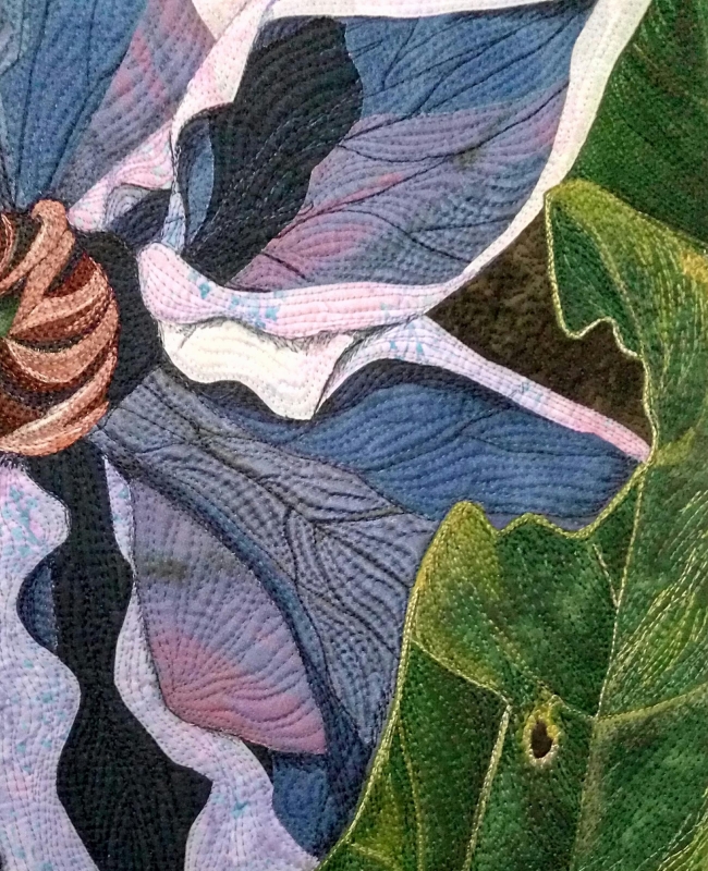 "Deep Blue" by Laura Franci - Detail