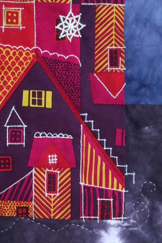 "First Snow" by Leena Karinieme-Alve - Detail