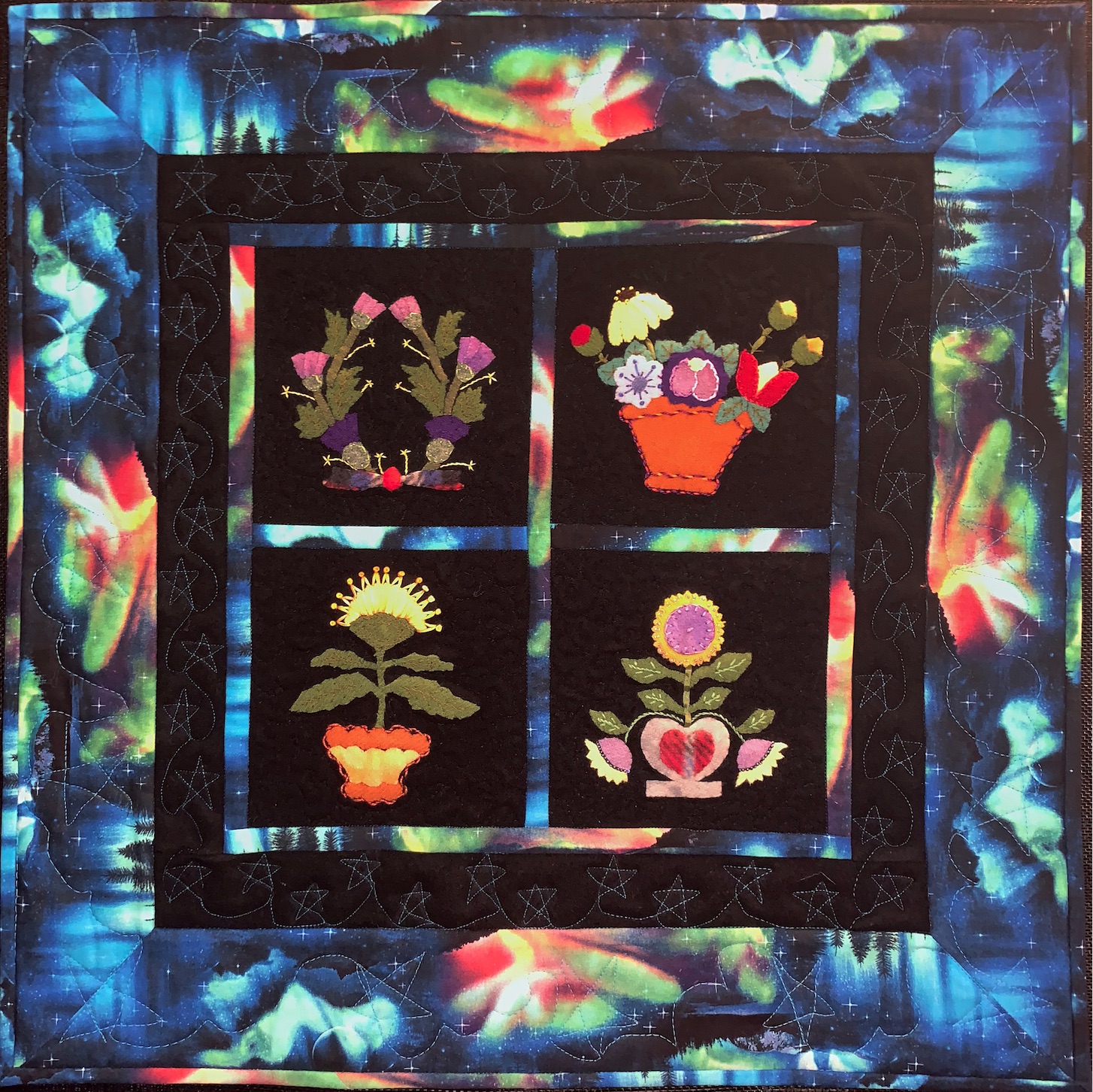 "Garden Beneath the Northern Lights" by Kathleen Moak