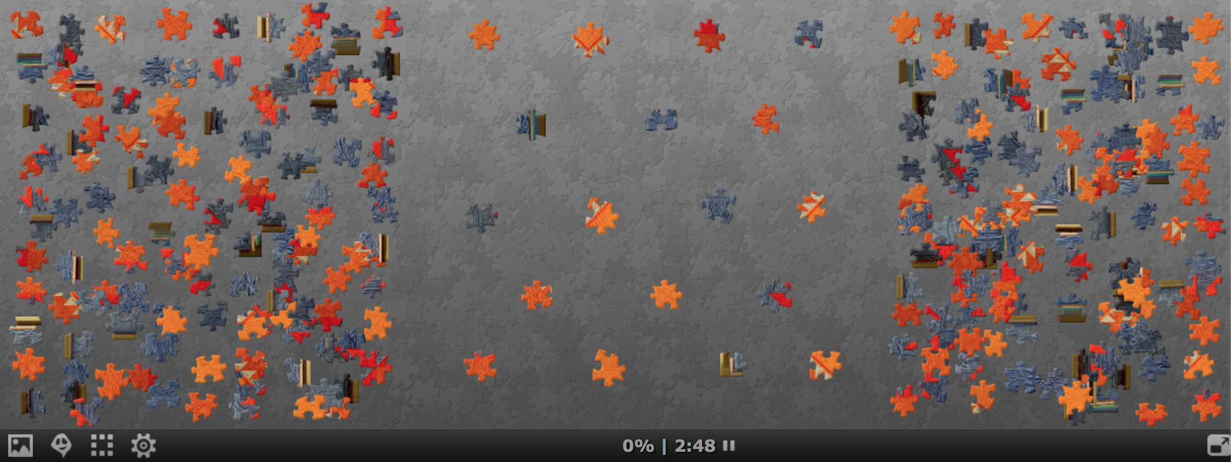 A puzzle of "Gilding the Arbor" by Bethanne Nemesh