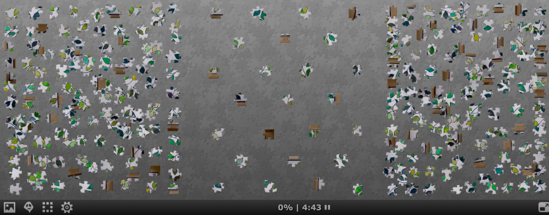 "Leaf Vine" puzzle of quilt by Allie Aller