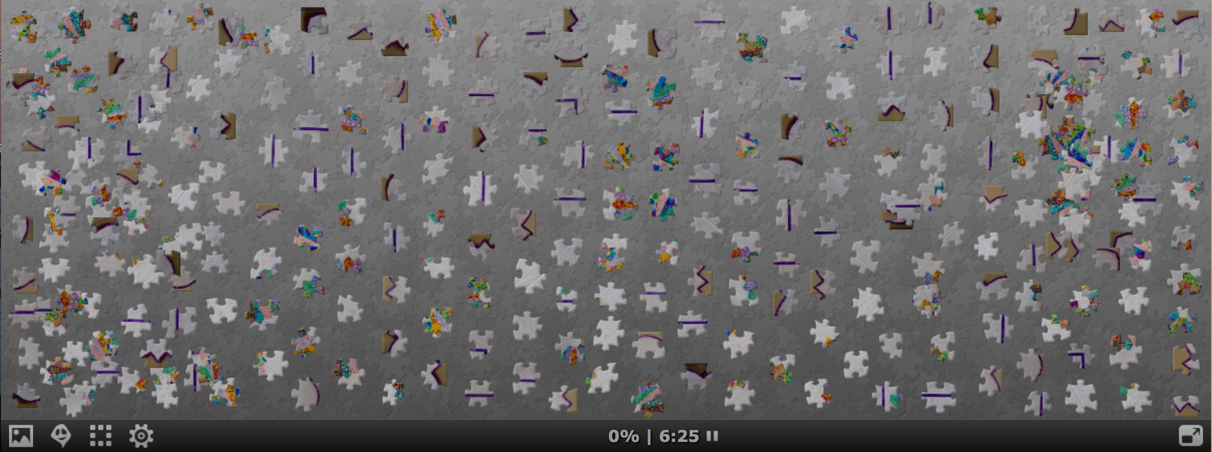 "Let's Do the Dresden Twist" puzzle of quilt by Teri Cherne