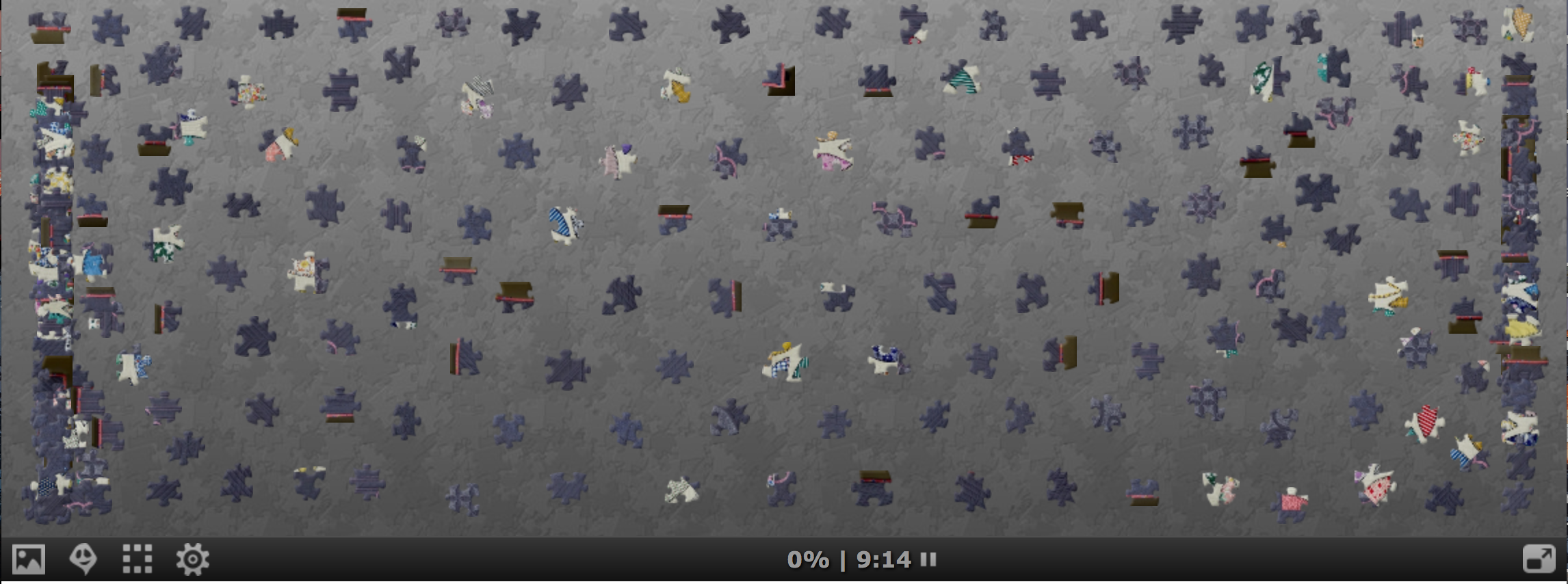 "Z is for Zoey" puzzle of quilt by Mary Kerr