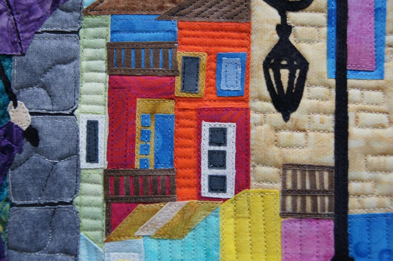 "Opening Doors to Friendship" by Cheryl Quesnell - Detail