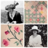 Flo & Edna. Hoosier Quilters. Family. Friends.