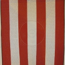 Living Adventurously - Free motion machine quilted with text (approx. 4500 words) taken from my son Nick\'s emails to family and friends when he had a "gap year", going around the world before starting university in 2004. The centre circle shows the Pacific Ocean and the places that he visited in Asia, Australia, New Zealand and America as he travelled around the world.