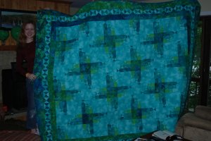 Caroline's Graduation Quilt