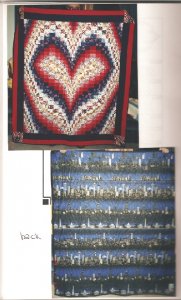 Bargello Heart