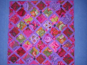 Chintz Flowerbeds Wallhanging