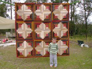Grandfather's Log Cabin