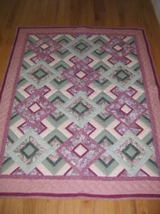 Hidden Wells in Rose and Green