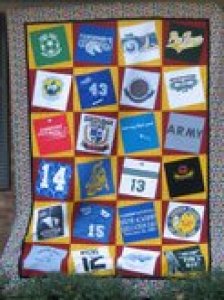 Ben's T-shirt quilt